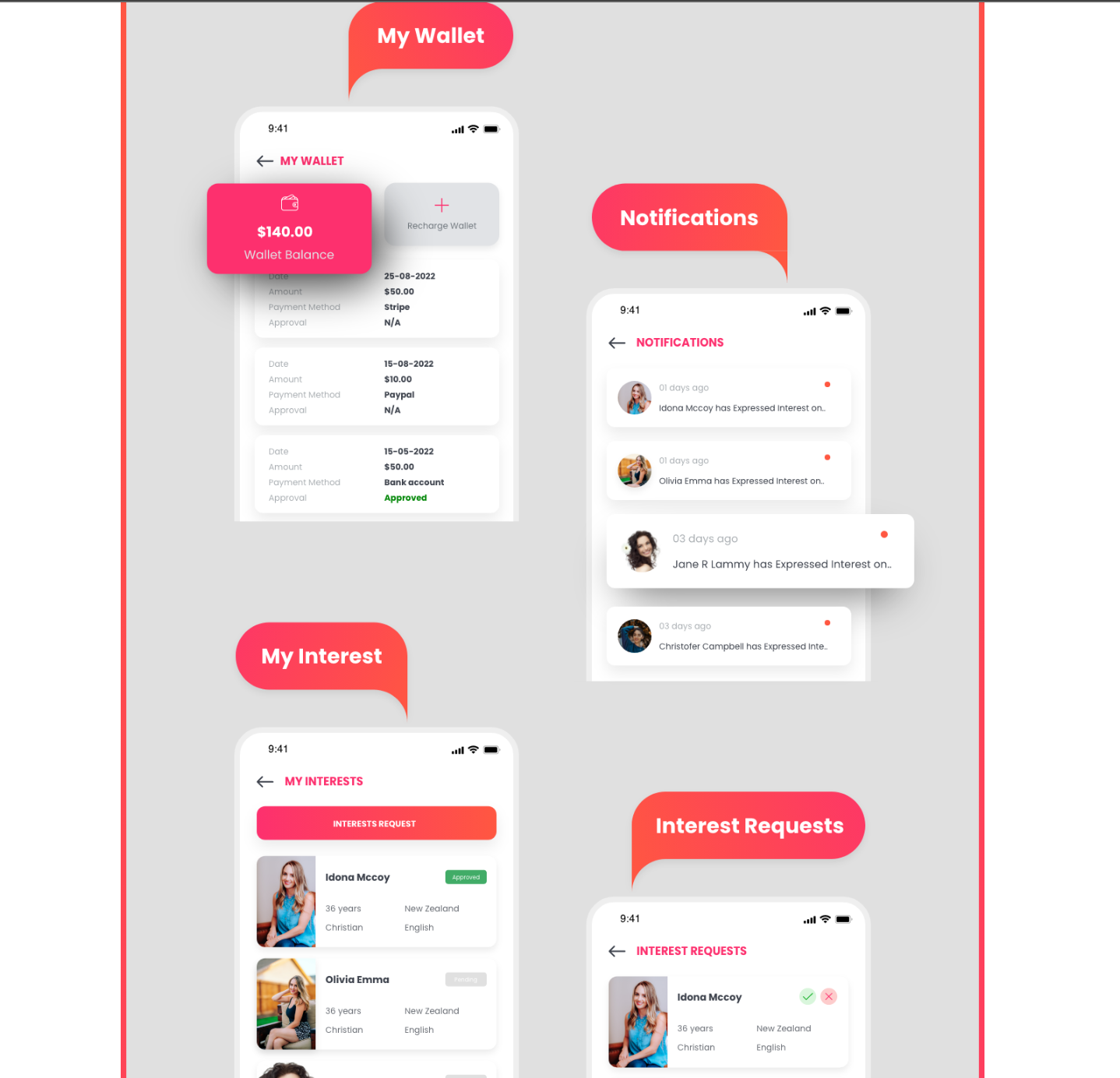 Active Matrimonial Flutter App